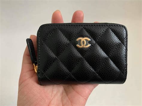 chanel coin purse paris|chanel zippy coin purse.